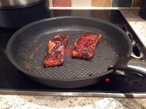 pan fried salmon